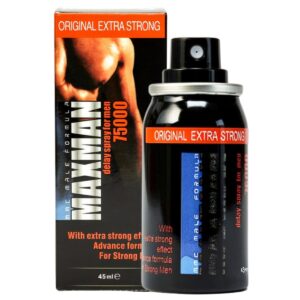 MAXMAN 75000 Performance Spray for Men – Original Extra Strong Formula (45ml)