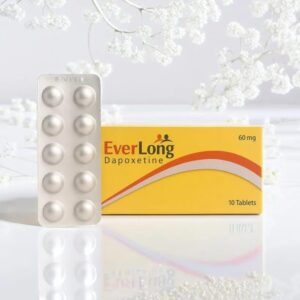 EverLong Dapoxetine 60mg Tablets – Pack of 10 Tablets