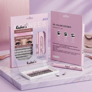Kashee's DIY Cluster Eyelash Extension Kit – Faster & Easier Lash Extension Set